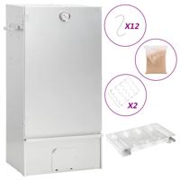 VidaXL Bbq-rookoven met koude rookgenerator gegalvaniseerd staal