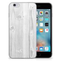 Apple iPhone 6 | 6s | Bumper Hoesje | White Wood