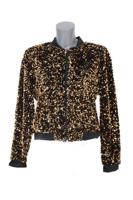 Bomberjack goud Paillettenjasje