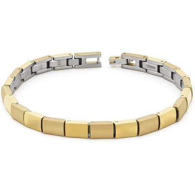 Boccia 0313-10 Armband Titanium goudkleurig 20 cm