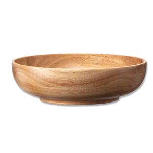 Blokker schaal Sophie - rubberwood - 21cm