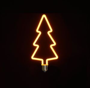 Led retro kerstboom vorm 110x240mm 4w-1800k / e27 fitting - dimbaar - Anna's Collection