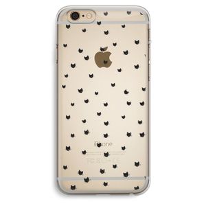 Kleine kattenkopjes: iPhone 6 Plus / 6S Plus Transparant Hoesje