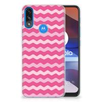 Motorola Moto E7/E7i Power | TPU bumper | Waves Pink