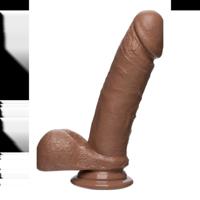 Doc Johnson Perfect D - Realistic FIRMSKYN Dildo met Ballen - 7 / 18 cm - thumbnail