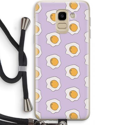 Bacon to my eggs #1: Samsung Galaxy J6 (2018) Transparant Hoesje met koord