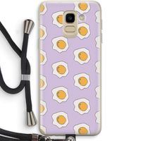 Bacon to my eggs #1: Samsung Galaxy J6 (2018) Transparant Hoesje met koord