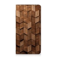 Book Wallet Case voor Samsung Galaxy S20 FE Wooden Cubes - thumbnail
