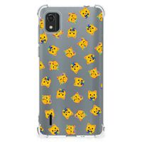 Doorzichtige Silicone Hoesje voor Nokia C2 2nd Edition Katten Emojis - thumbnail