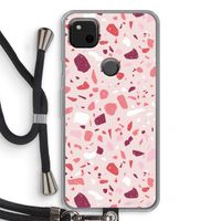 Terrazzo N°15: Pixel 4a Transparant Hoesje met koord