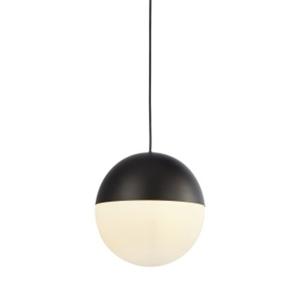 Searchlight Ø 25cm hanglampEndor 25cm zwart met wit - 24181BK
