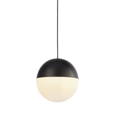 Searchlight Ø 25cm hanglampEndor 25cm zwart met wit - 24181BK