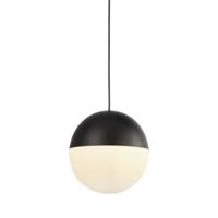 Searchlight Ø 25cm hanglampEndor 25cm zwart met wit - 24181BK