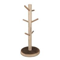 Clayre & Eef Mokkenrek 60 cm Bruin Hout Mokkenboom - thumbnail