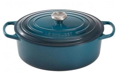 Le Creuset Braadpan Signature ovaal Deap Teal ø 31 cm / 6,3 liter