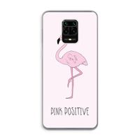 Pink positive: Xiaomi Redmi Note 9 Pro Transparant Hoesje
