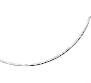 TFT Zilveren Ketting Omega Bol 4,0 mm, 42 cm lang