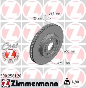 Remschijf Coat Z 590256120
