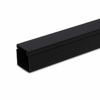 Kabelgoot zwart 25x25mm 2 meter RAL 9005 in folie Canalit 952030 prijs per meter Kabelgoot zwart 25x25mm 2 meter RAL 9005 in folie Canalit 952030 prijs per meter