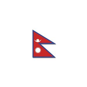 Vlag van Nepal 90 x 110 cm