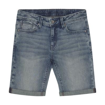 Indian Blue Jeans Zomer jeans short jongens - donker blauw