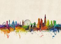 Stadskaart London City Skyline - Londen, 84 x 59 cm | Maps International