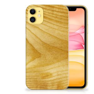 Apple iPhone 11 Bumper Hoesje Licht Hout