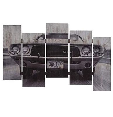 Dodge Challenger Slat Houten Muur Decoratie Dodge Challenger Slat Houten Muur Decoratie