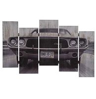 Dodge Challenger Slat Houten Muur Decoratie - thumbnail