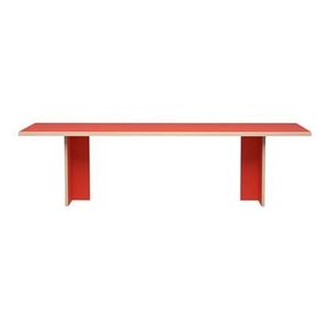 HKliving Dining Table Eettafel - 280 x 100 cm - Orange