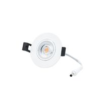 Interlight LED inbouwspot 8W 2700K 640 lumen dimbaar wit Camini kantelbaar