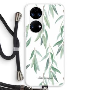 Branch up your life: Huawei P50 Transparant Hoesje met koord