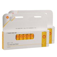 Shell Batterijen - AAA type - 24x stuks - Alkaline - Minipenlites AAA batterijen