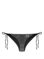 Karl Lagerfeld bas de bikini Ikon à fermeture nouée - Gris