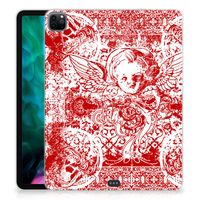 Tablet BackCover iPad Pro 12.9 (2020) | iPad Pro 12.9 (2021) Angel Skull Rood