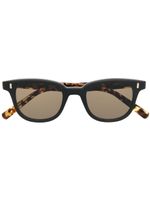 Eyevan7285 lunettes de soleil Grossmane à effet écaille de tortue - Marron