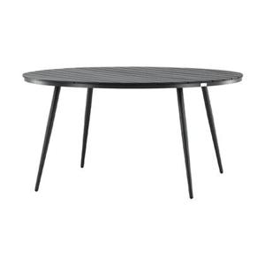 Nest outdoor Aaron tuintafel polywood zwart - Ø150 cm