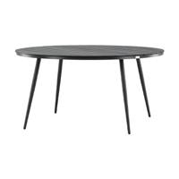 Nest outdoor Aaron tuintafel polywood zwart - Ø150 cm - thumbnail