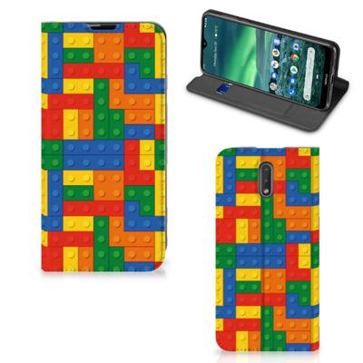 Nokia 2.3 | Hoesje met Magneet | Blokken