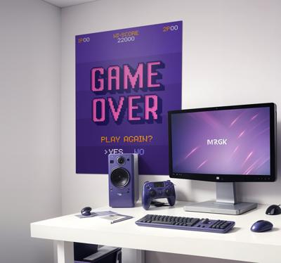 game over videogameposter