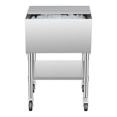 VEVOR Commerciële IJsemmer IJsbox 61,6L Oprolbaar met Onderste Opbergvak
