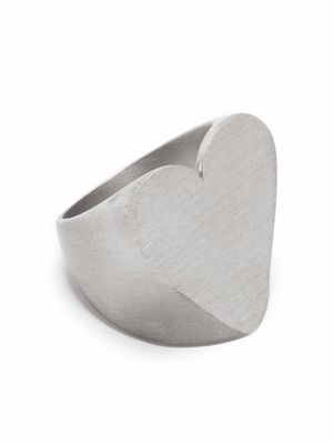 Zadig&Voltaire bague à motif cœur - Gris