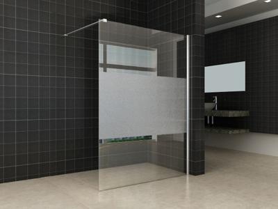 Wiesbaden inloopdouche + muurprof.1400x2000 8mm NANO ged.matglas