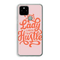 Hustle Lady: Google Pixel 5 Transparant Hoesje