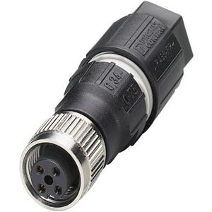 Phoenix Contact 1641772 Sensor/actuator connector, niet geassembleerd M12 Aantal polen: 4 Bus, recht 1 stuk(s)