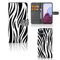 OPPO Reno 8 Lite | OnePlus Nord N20 | Telefoonhoesje | Met pasjeshouder | Zebra