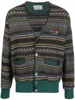 Missoni Pre-Owned cardigan à motif géométrique (années 1990) - Vert - thumbnail