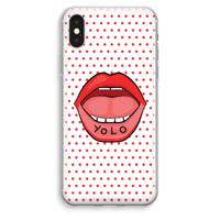 Yolo Denise: iPhone XS Max Transparant Hoesje