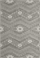 Vloerkleed Kayra Voor binnen en Buiten Grijs/Crème-160 x 230 cm