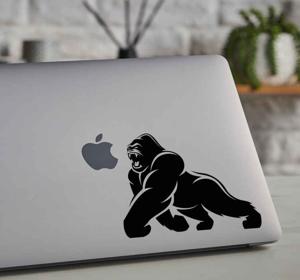 Stoere Gorilla Laptop sticker
